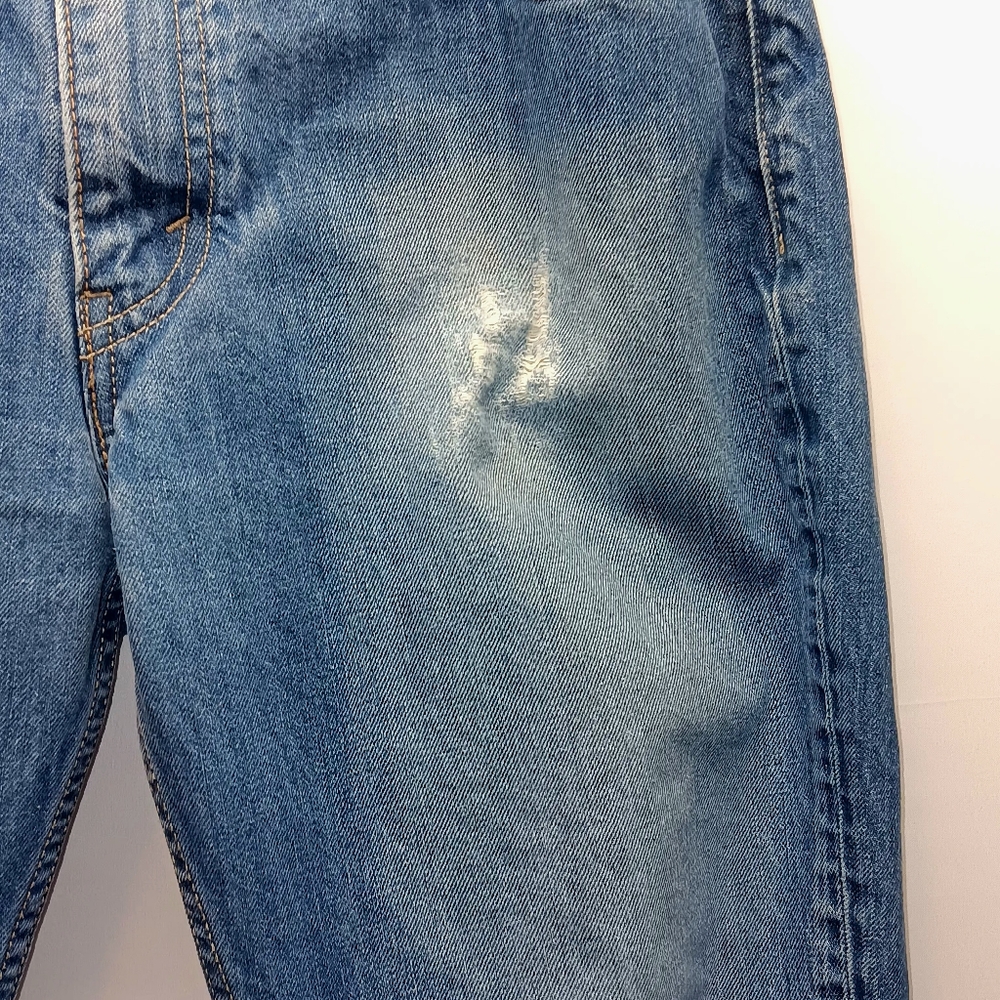 Levis 511 Jeans Mens Size 36x30 Blue Straight Leg Distressed Denim Pants GUC - Picture 3 of 11
